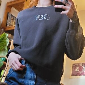 OBEY Type Mix Graphic Sweatshirt Crewneck In Black - S